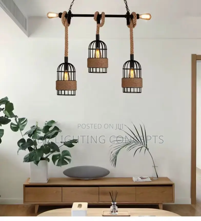 Industrial Vintage Home Retro Metal Led Pendant Light.