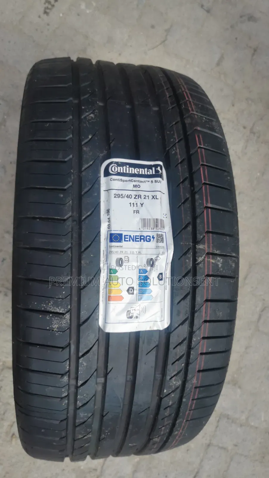 Brand New 295/40r21 Continental