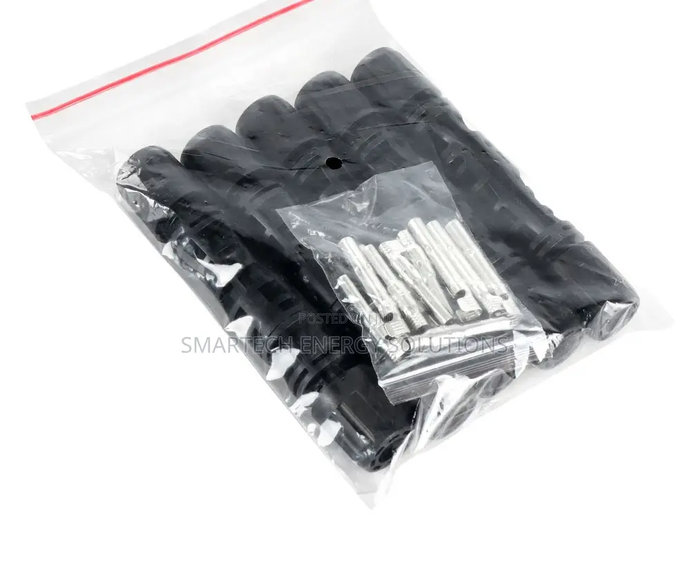 Mc4 Connector 1500v Pv Waterproof 30a for Solar System 5pairs/Pack