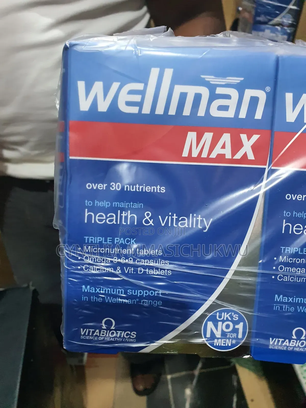 Vitabiotics Wellman Max, a Daily Supplement for Men.