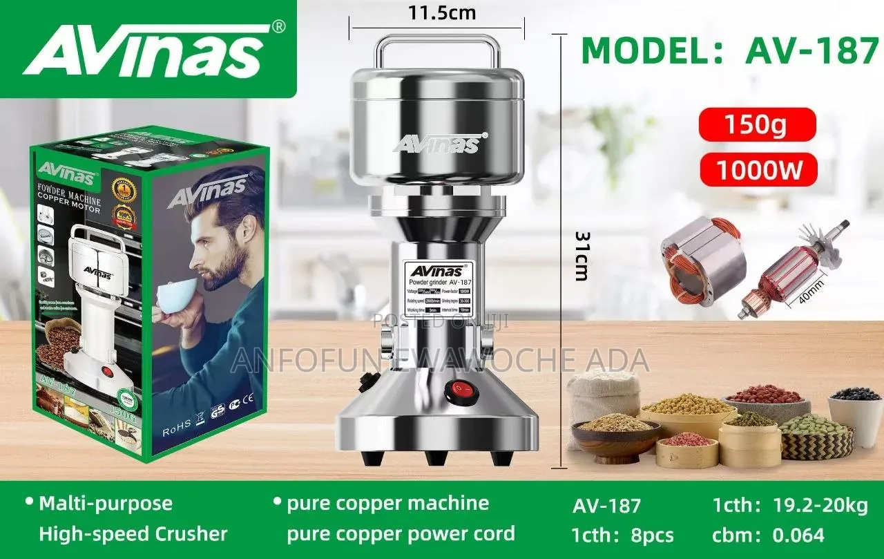 Avinas 187 Swift Dry Grinder