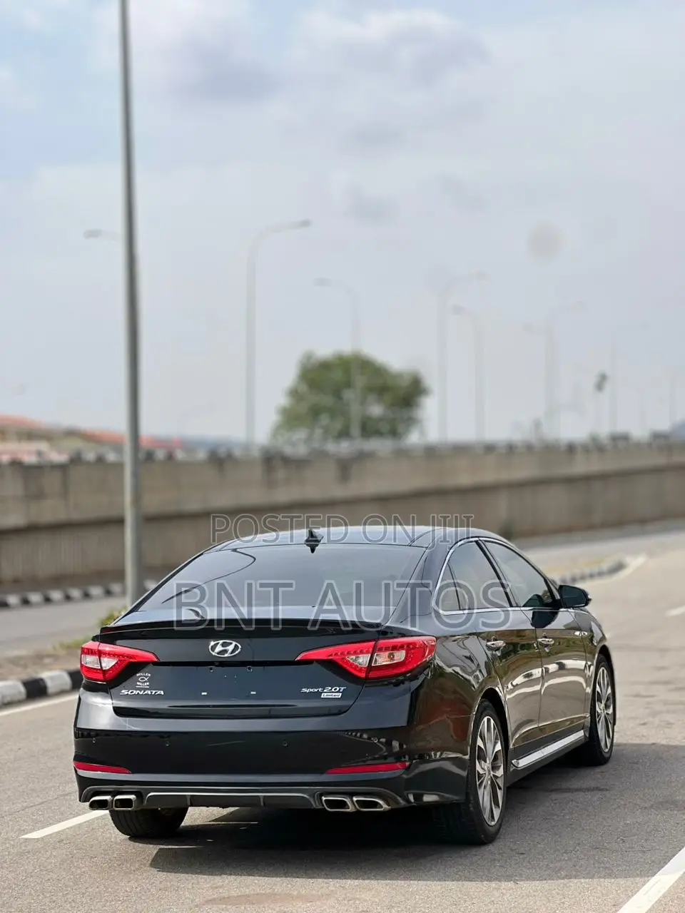 Hyundai Sonata Sport 2.0T 4dr Sedan (2.0L 4cyl Turbo 6A) 2015 Black