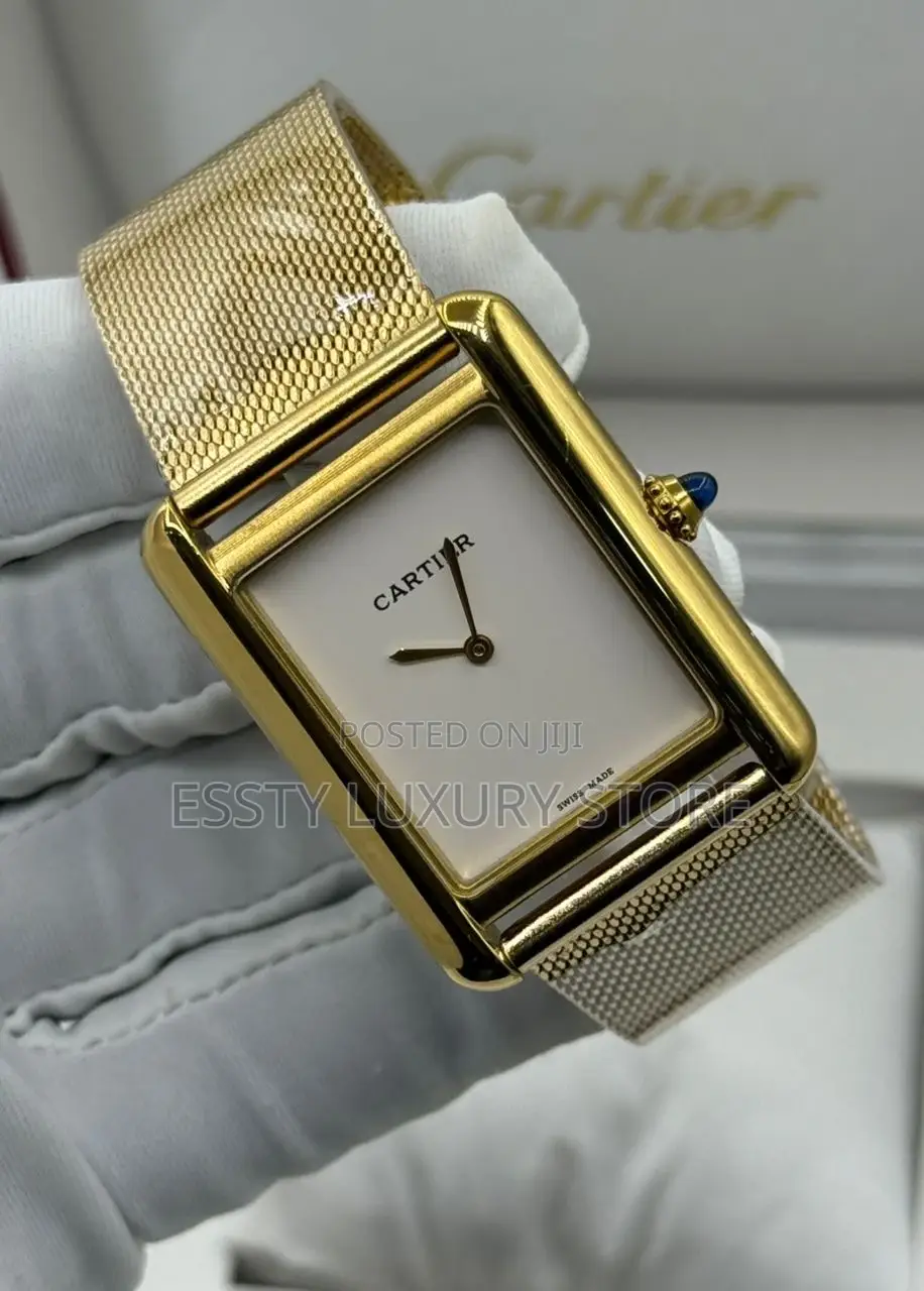 Cartier Quality Luxury Men Chain Wristwatch