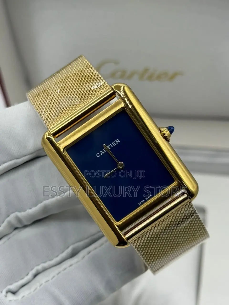 Cartier Quality Luxury Men Chain Wristwatch