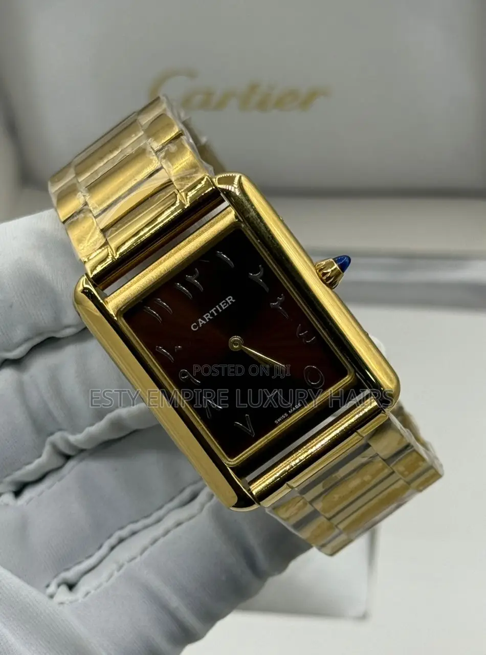 Cartier Quality Luxury Men Chain Wristwatch