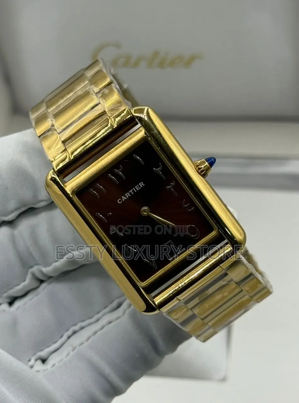 Cartier Quality Luxury Men Chain Wristwatch