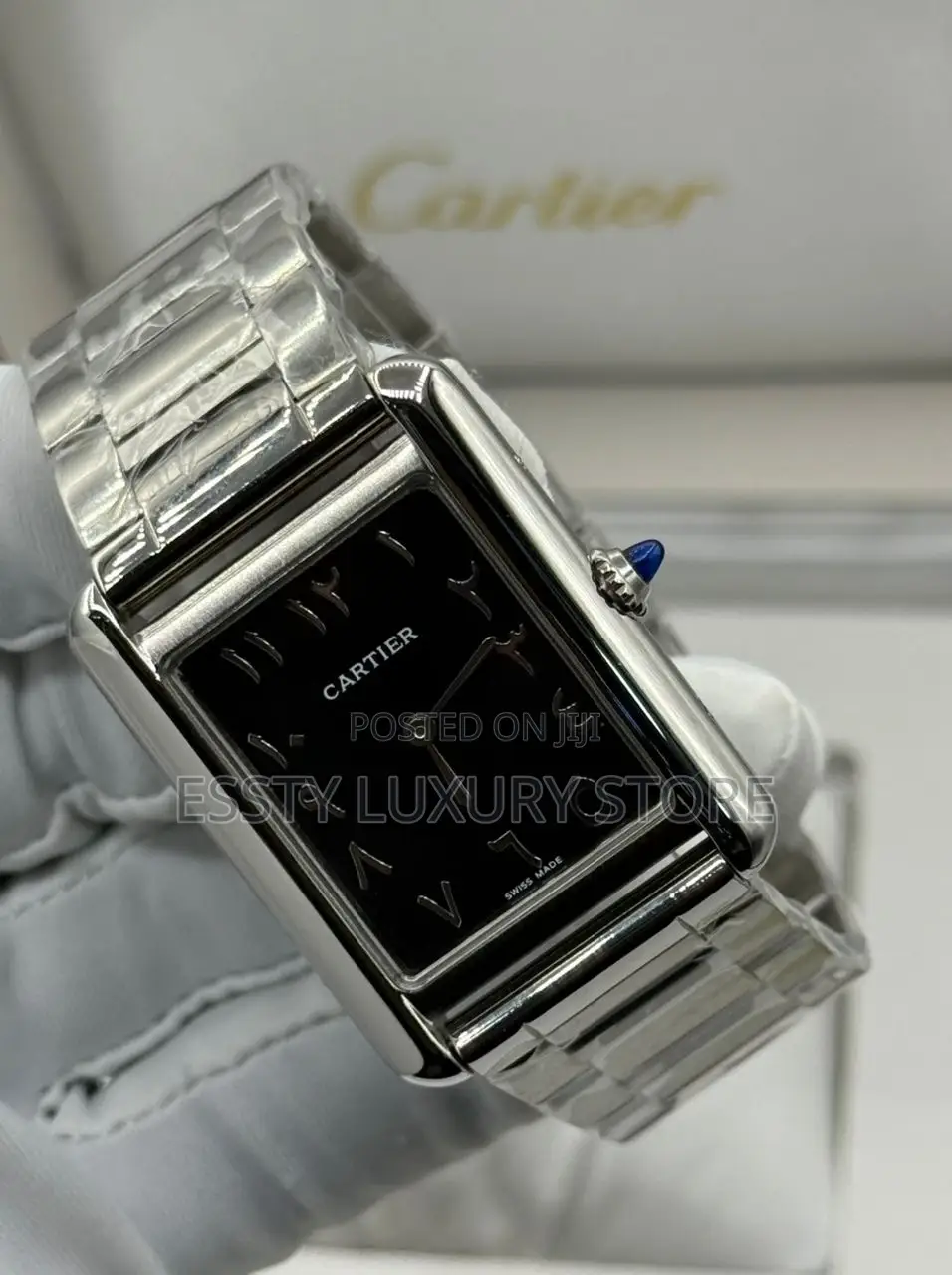 Cartier Quality Luxury Men Chain Wristwatch