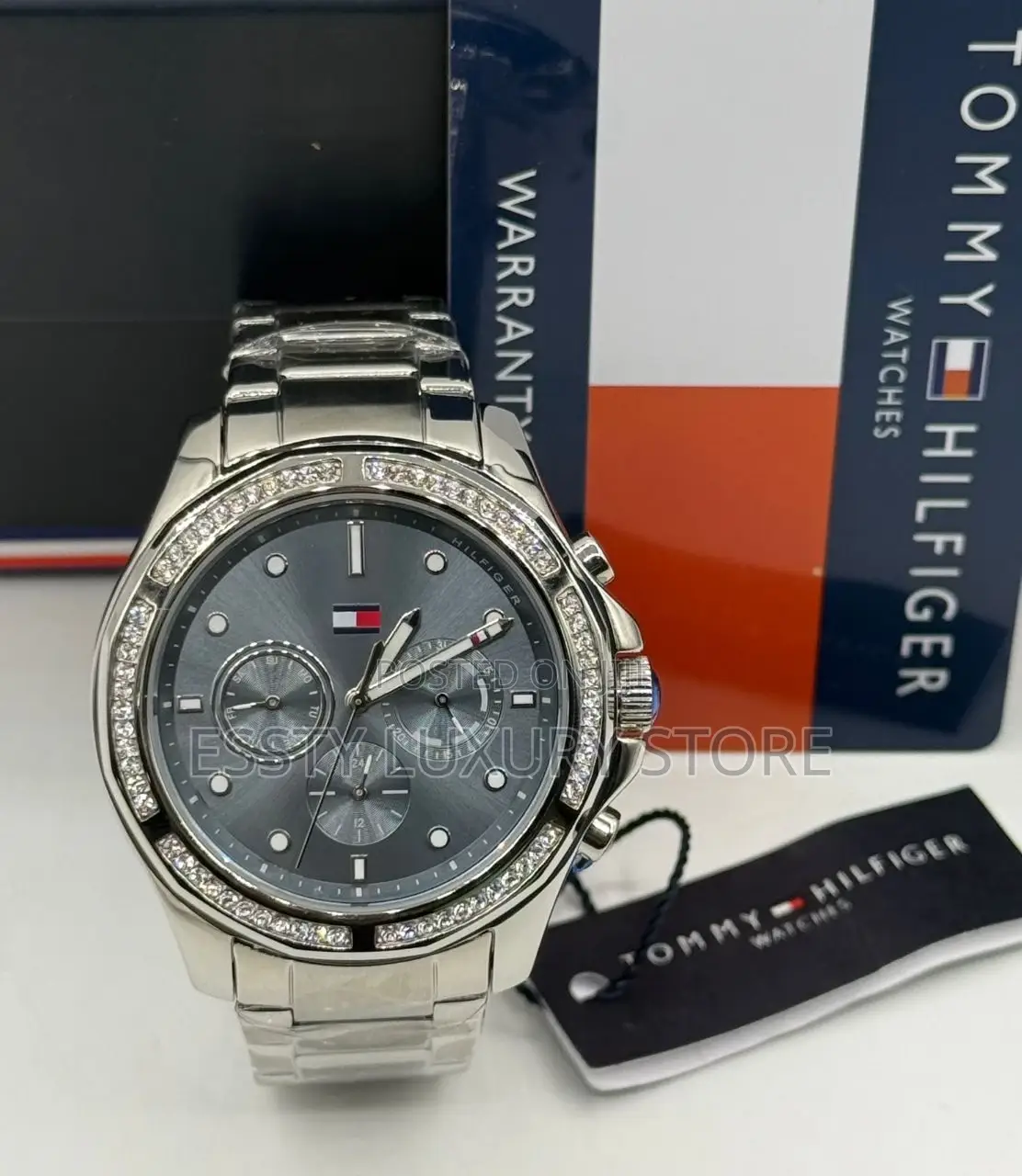 Tommy Hilfiger Quality Luxury Stainless Steel Men Wristwatch