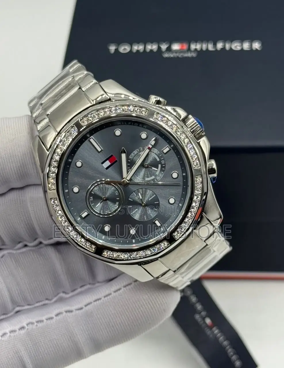 Tommy Hilfiger Quality Luxury Stainless Steel Men Wristwatch