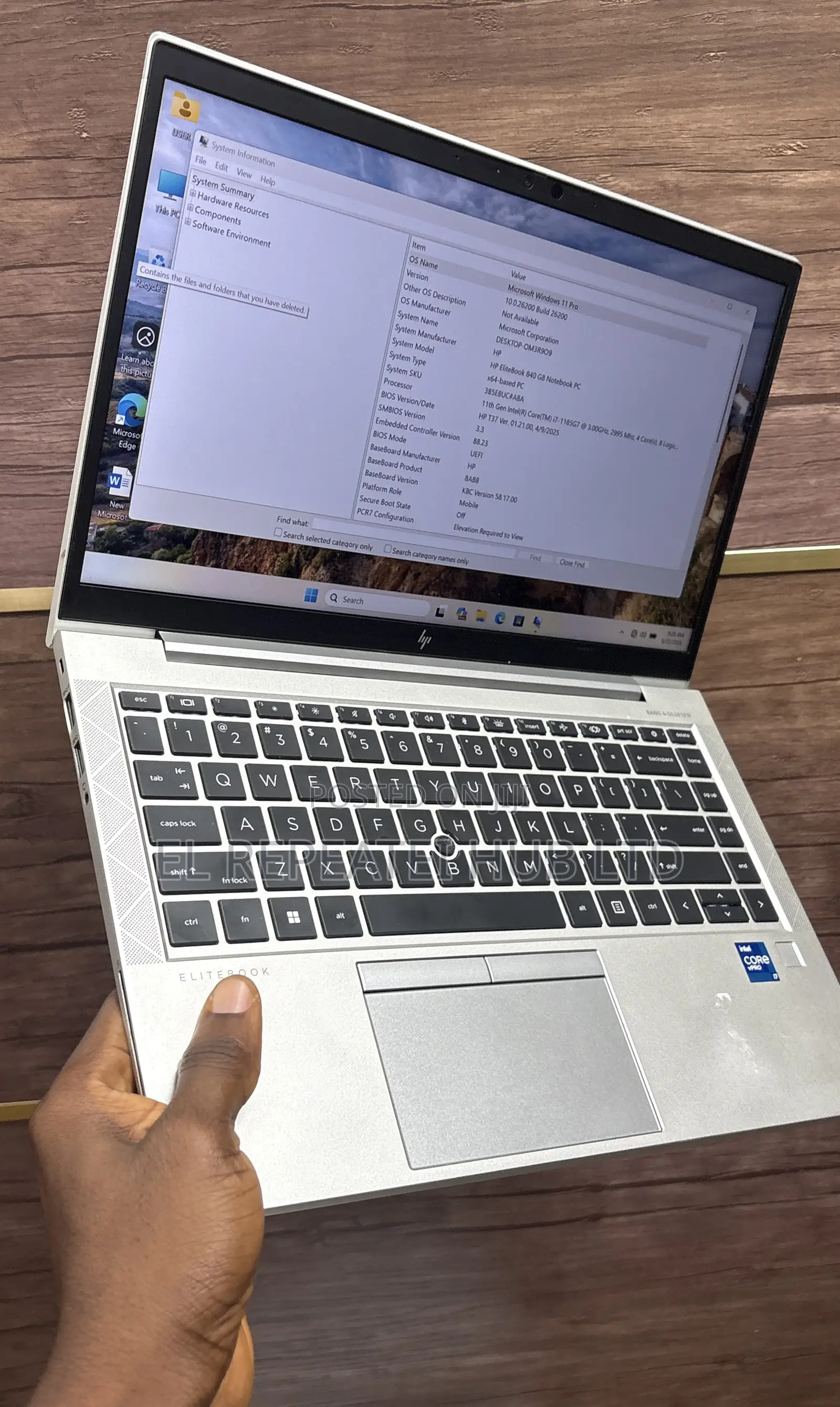 Laptop HP EliteBook 840 G8 16GB Intel Core i7 SSD 512GB