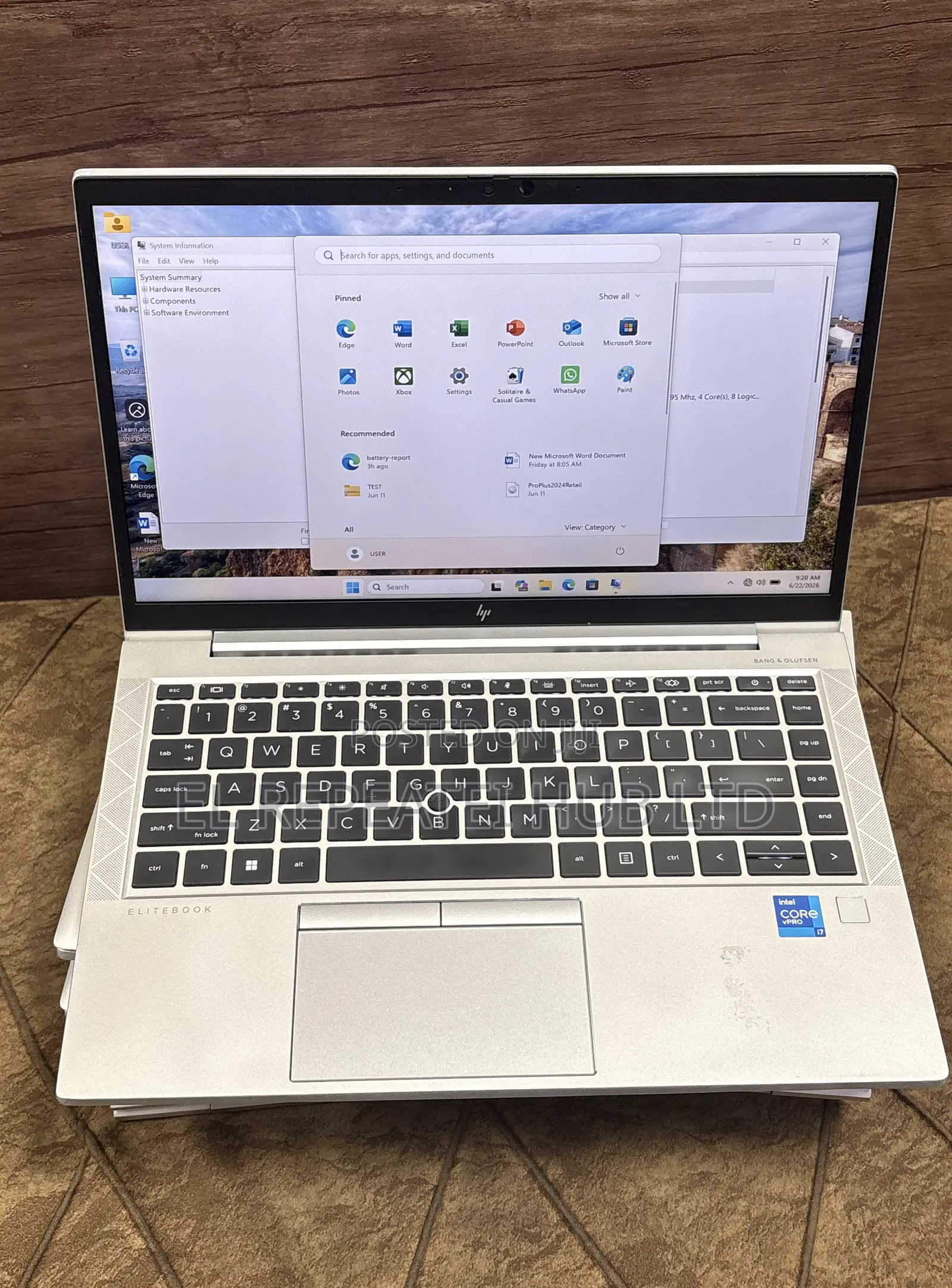 Laptop HP EliteBook 840 G8 16GB Intel Core i7 SSD 512GB