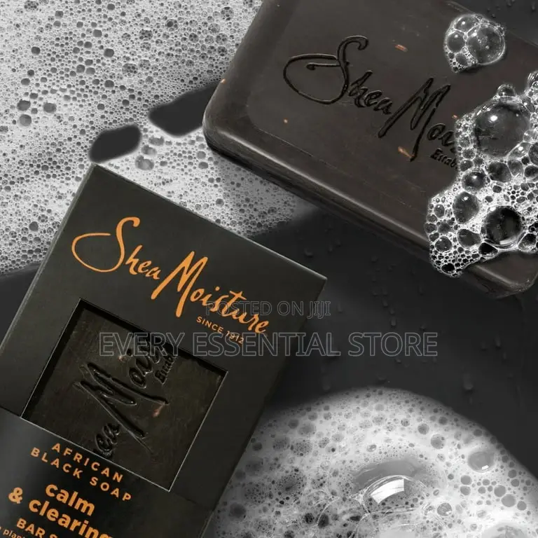 Shea Moisture African Black Soap Moisturising, Calm Clearing 227g