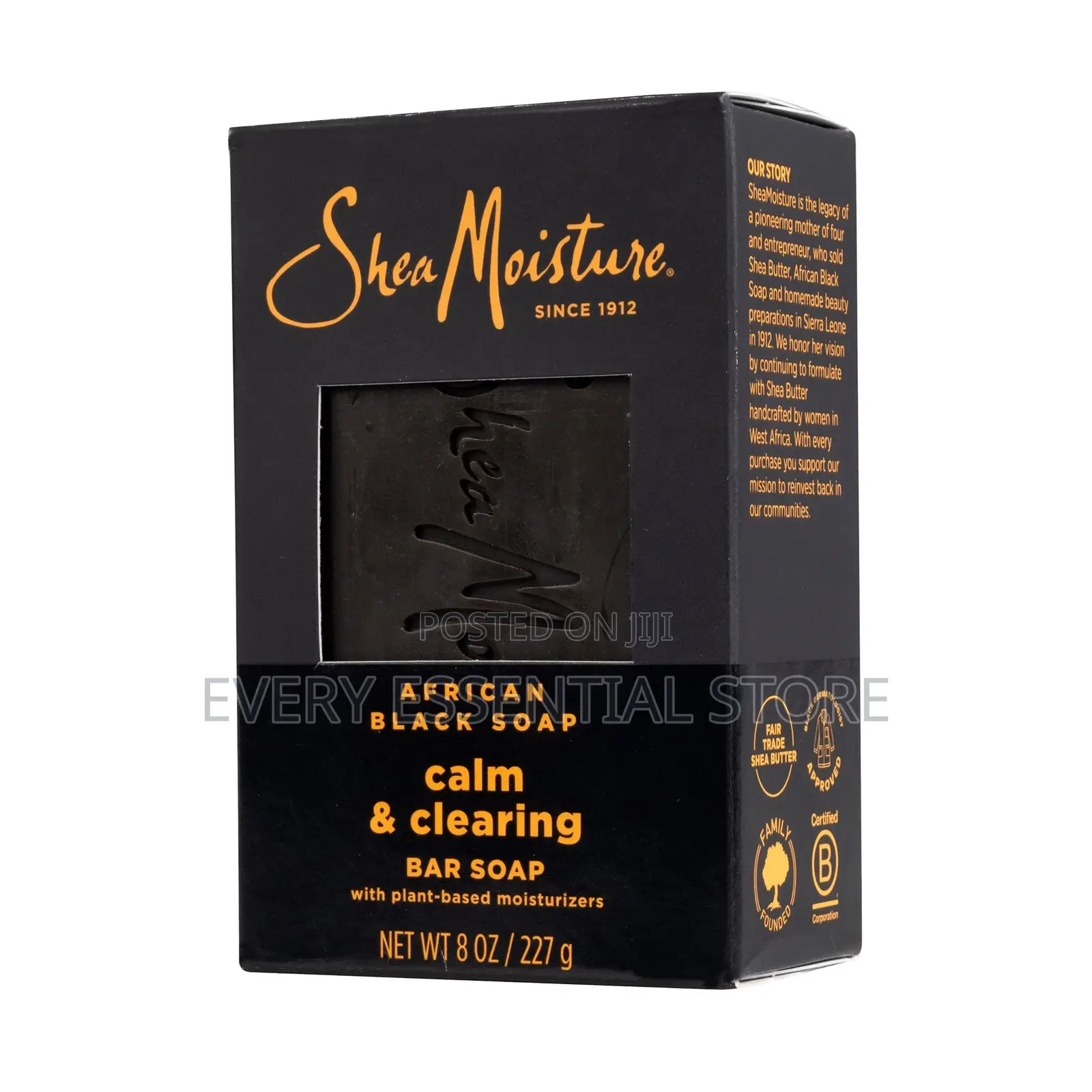 Shea Moisture African Black Soap Moisturising, Calm Clearing 227g