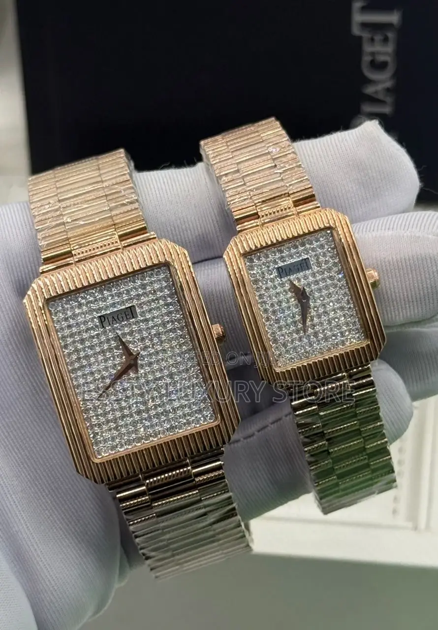 Piaget Quality Luxury Couple Stone Chain Wristwatch