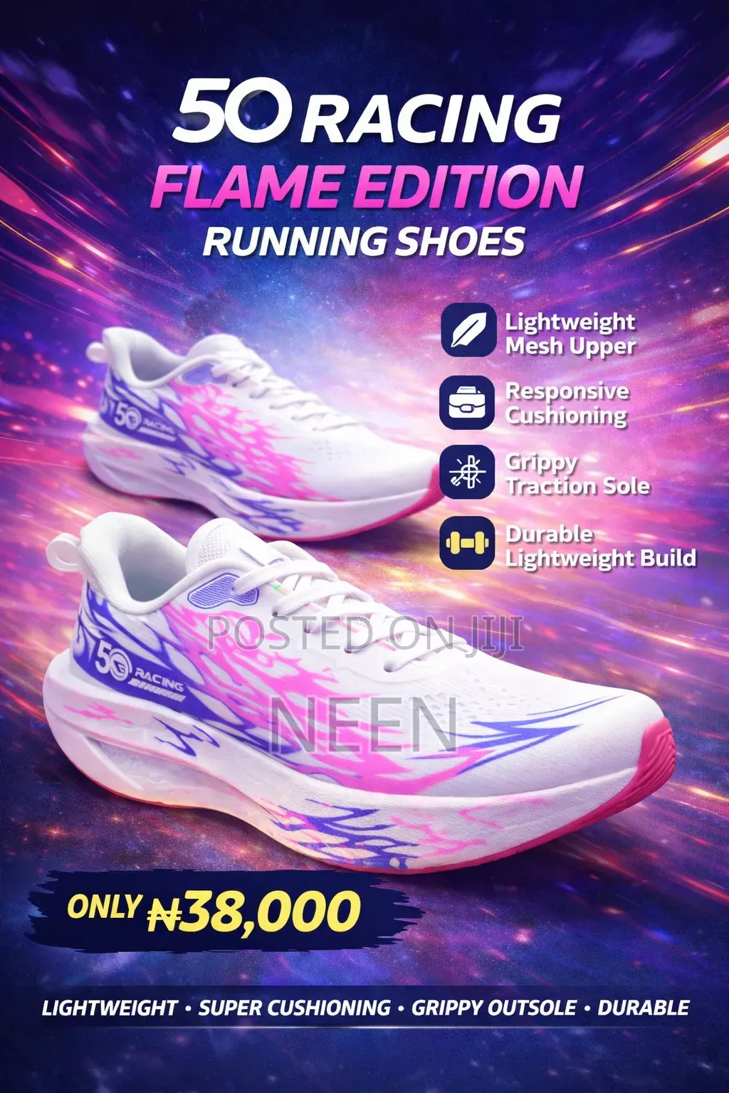 50 Racing Flame Edition Running Shoes