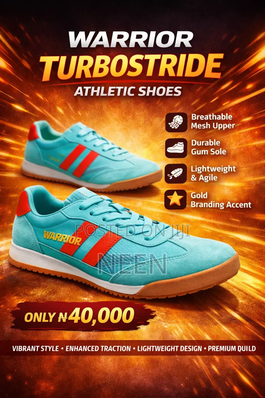 Warrior Turbostride Athletic Shoes
