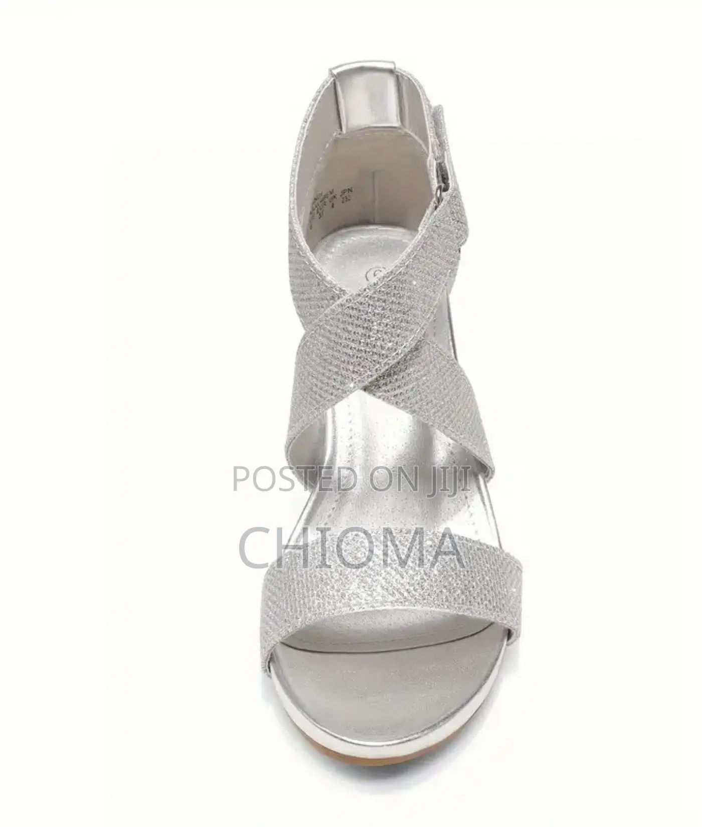 Dream Pairs Womens Open Platform Heel Sandals Party Dress Shoes -Silve