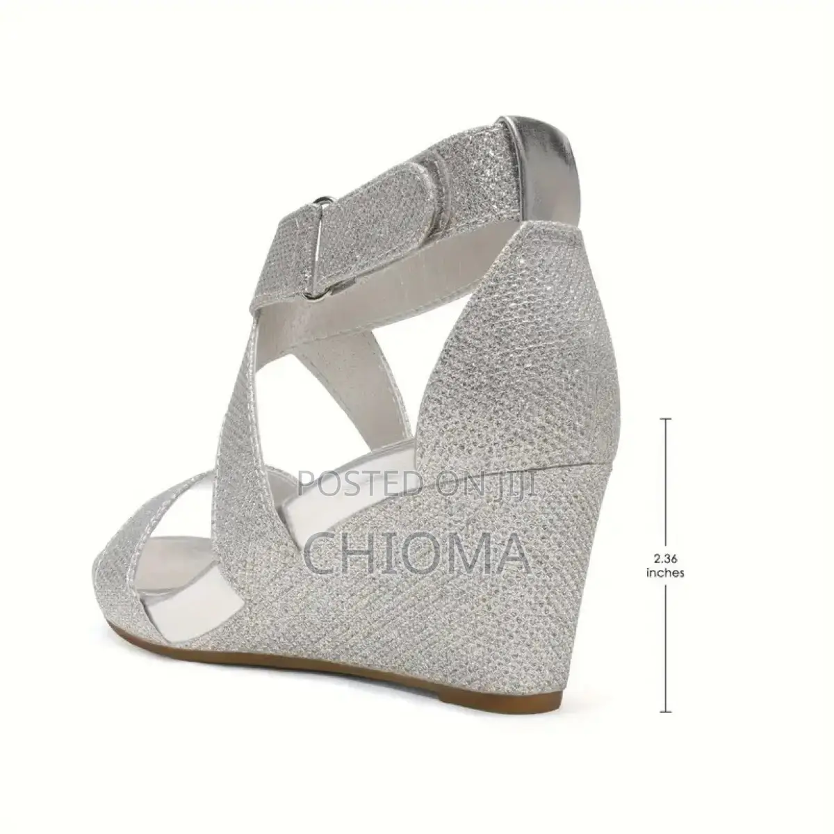 Dream Pairs Womens Open Platform Heel Sandals Party Dress Shoes -Silve