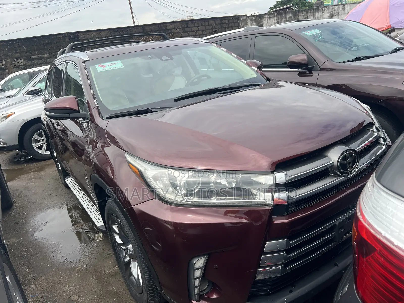 Toyota Highlander Limited Platinum 2019 Burgundy