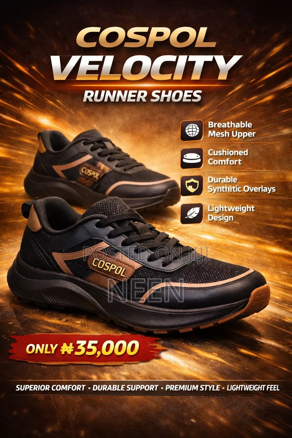 Cospol Velocity Runner Shoes