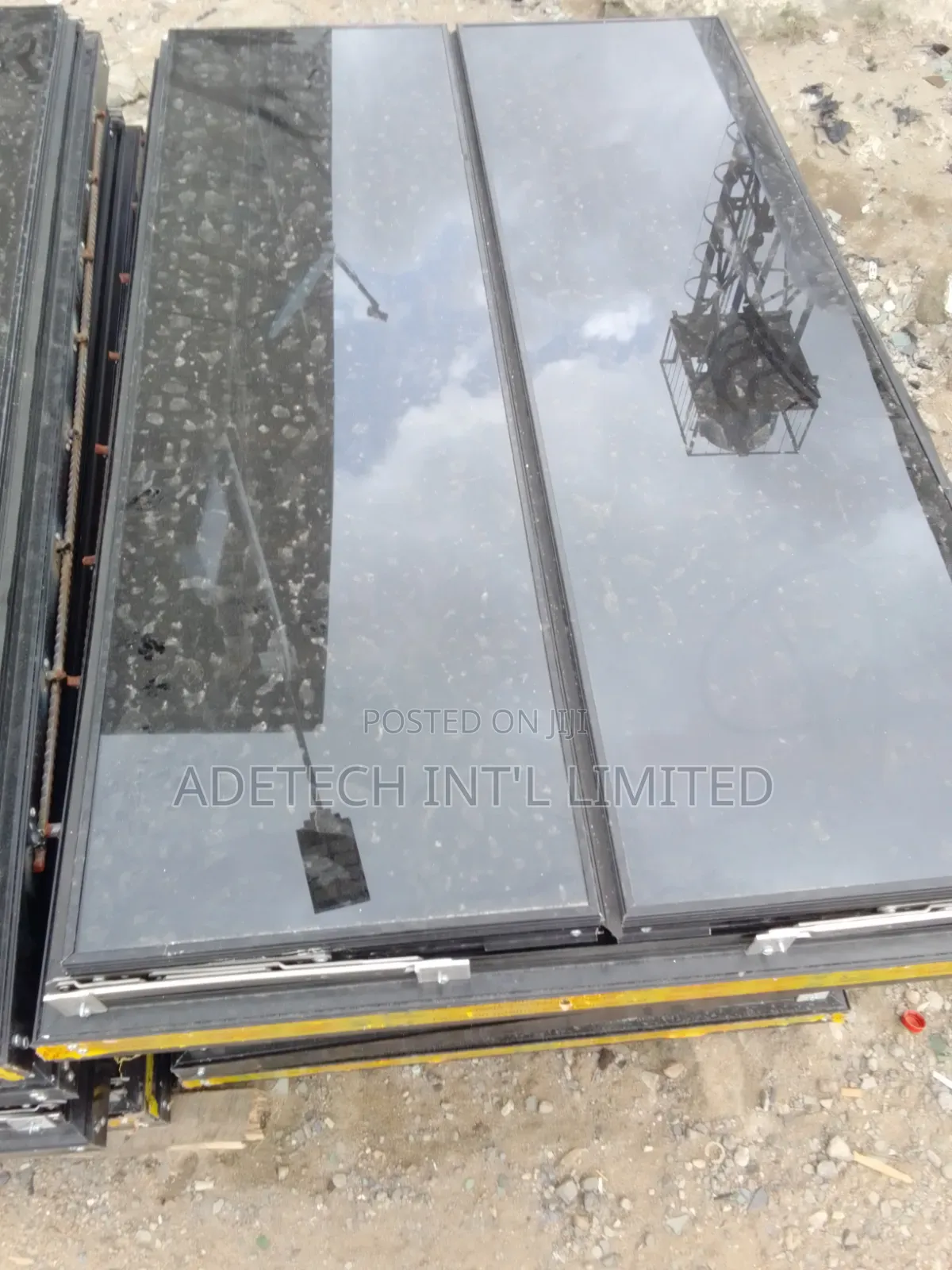 Tower Aluminium Frameless Window With Net and Burglary Proof