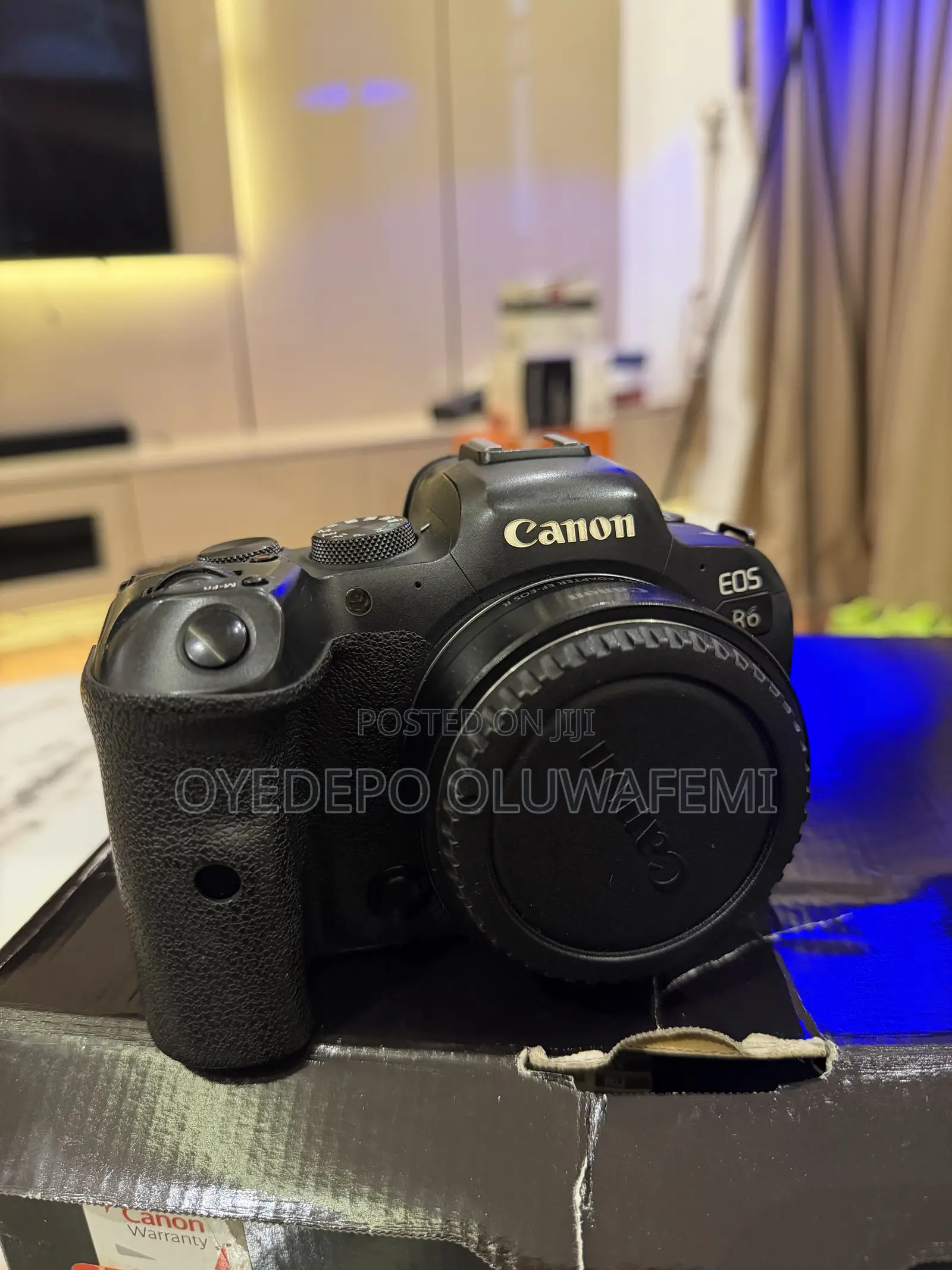 Canon Eos R6 Neatly Used With Receipt and Carton
