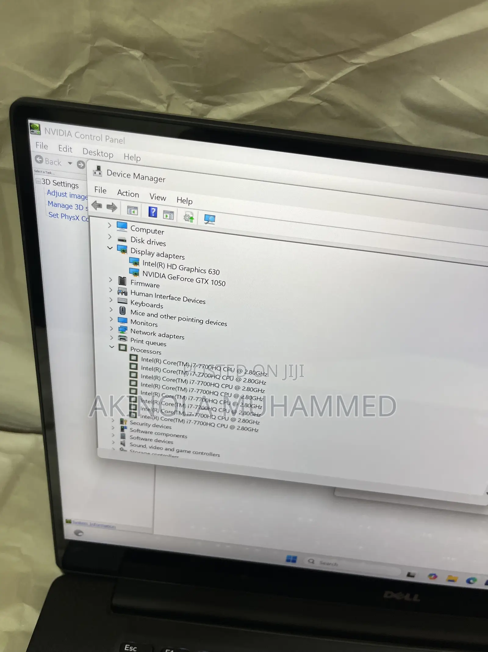 Laptop Dell XPS 15 9560 16GB Intel Core i7 SSD 512GB