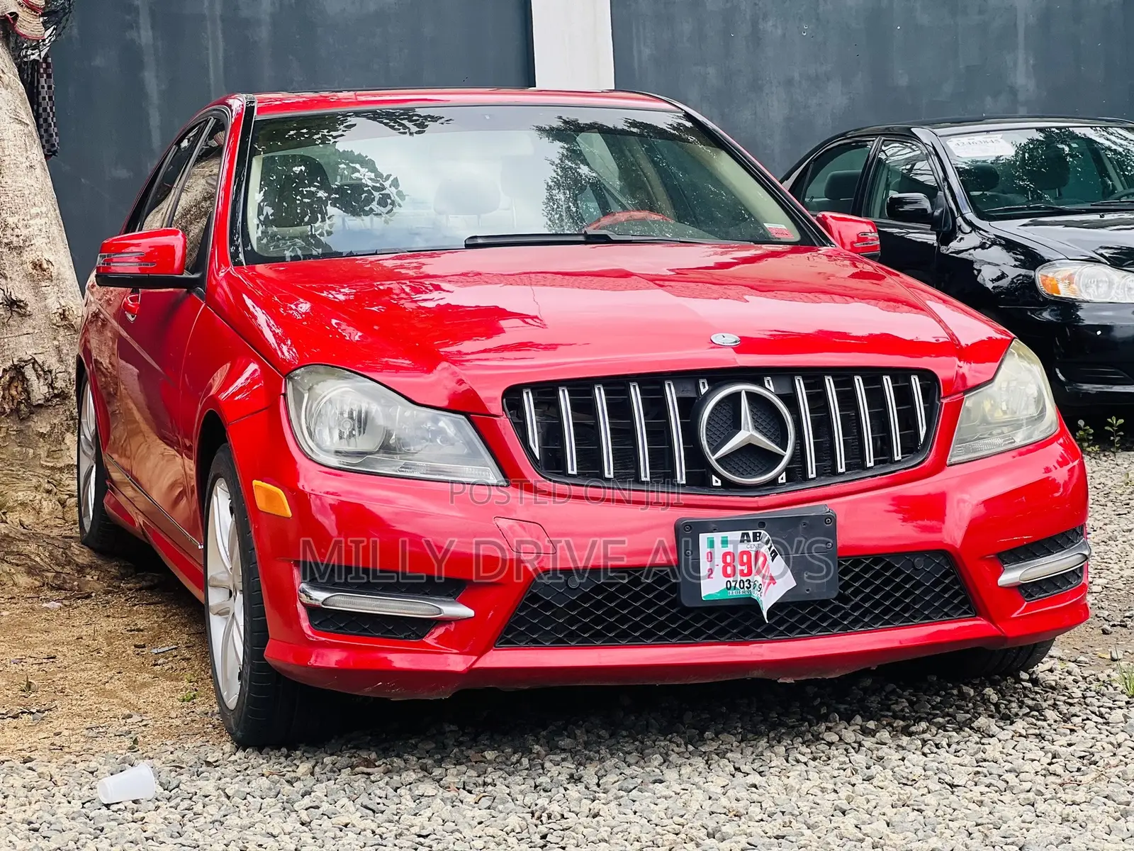 Mercedes-Benz C300 2012 Red