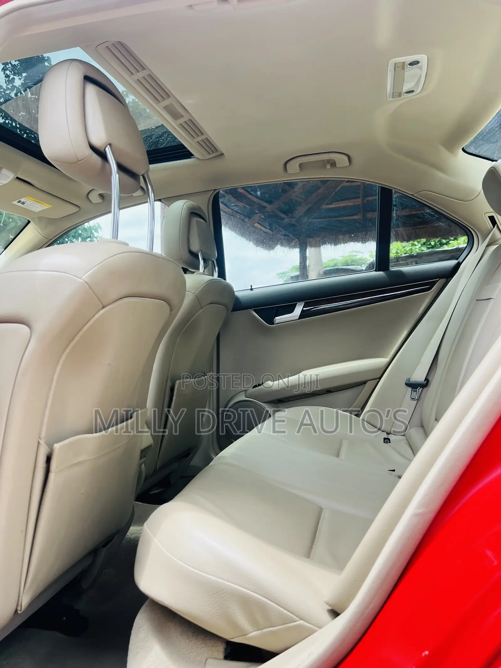 Mercedes-Benz C300 2012 Red