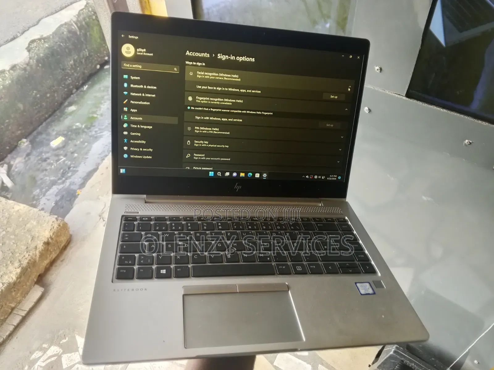 Laptop HP EliteBook 840 G5 16GB Intel Core i7 SSD 512GB