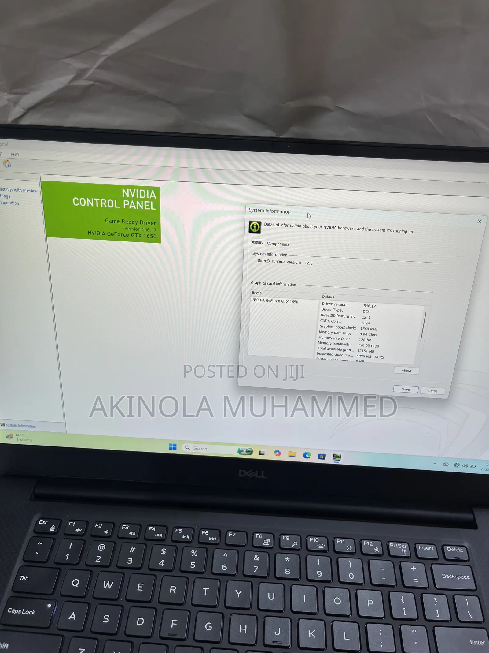 Laptop Dell XPS 15 16GB Intel Core i7 SSD 512GB