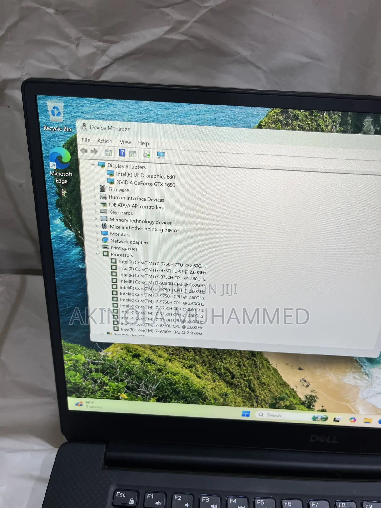 Laptop Dell XPS 15 16GB Intel Core i7 SSD 512GB