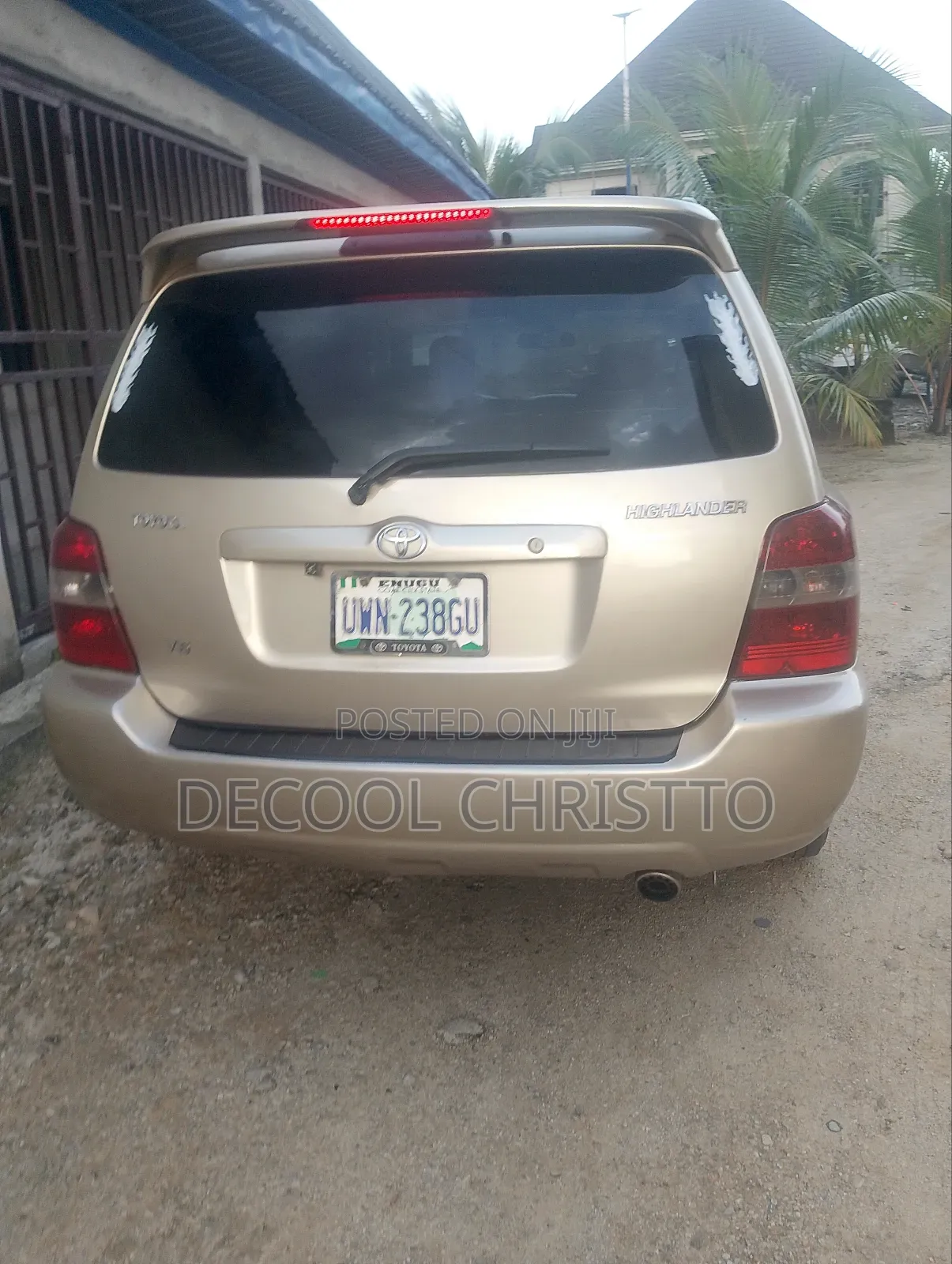 Toyota Highlander Limited V6 2005 Gold