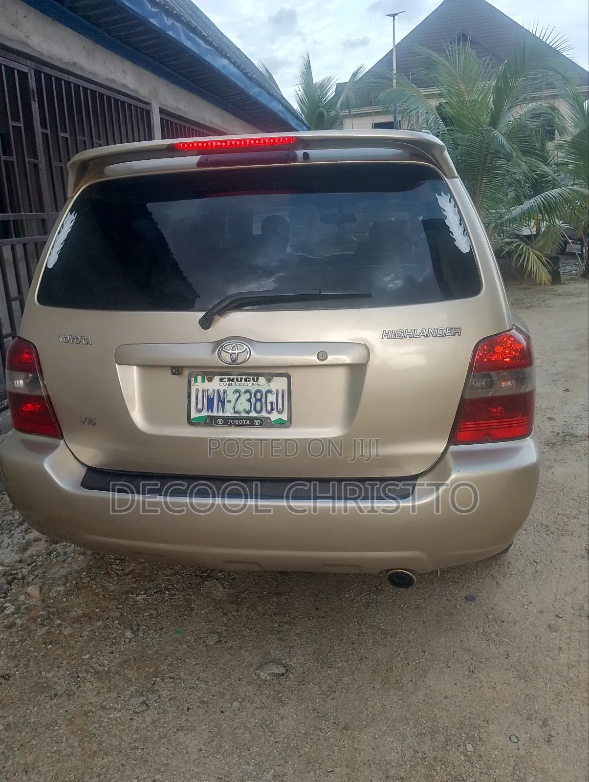Toyota Highlander Limited V6 2005 Gold