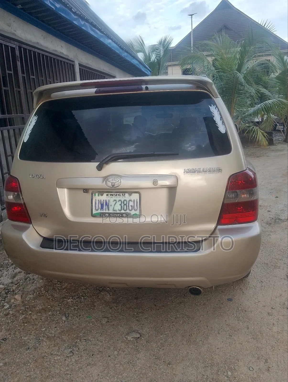 Toyota Highlander Limited V6 2005 Gold