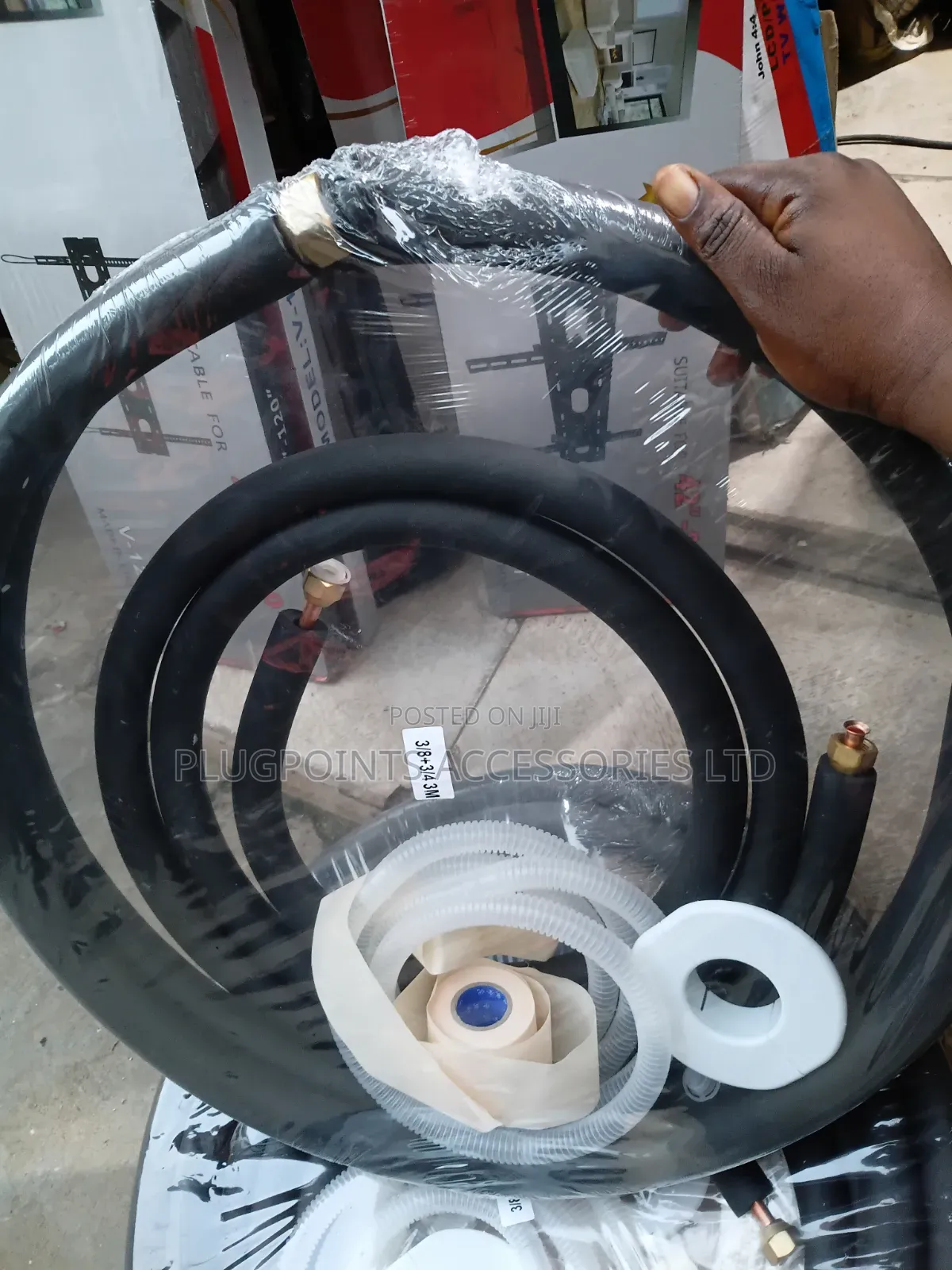 Ac Installation Kit 3hp {3/8 +3/4} 3mtrs Followcome Kit 100% Copper 3m