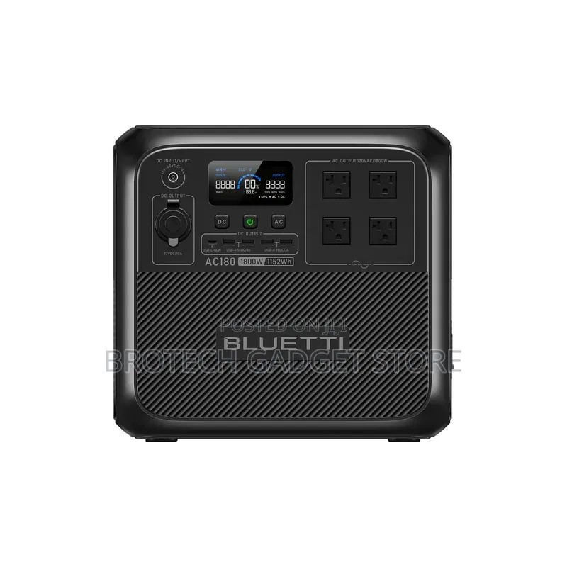 Bluetti Ac180 1800w/1152wh(1.4kva) With 2years Warranty
