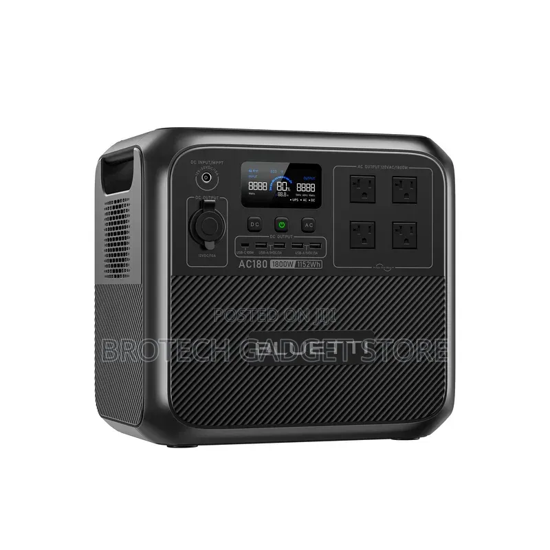 Bluetti Ac180 1800w/1152wh(1.4kva) With 2years Warranty