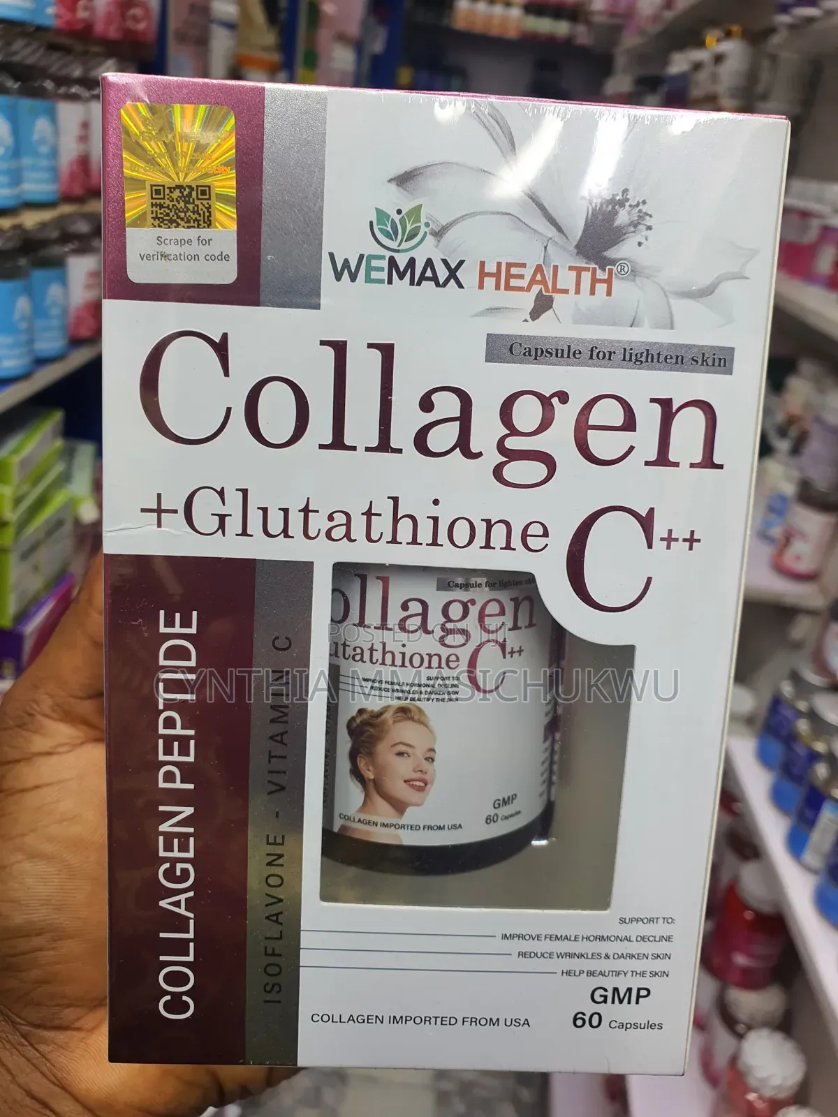 Wemax Health Collagen +Glutathione C++ Supplement