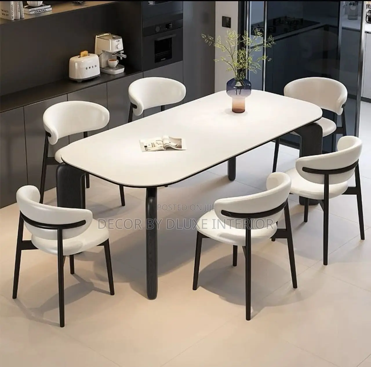 Contemporary Dining Set Sintered Stone Top
