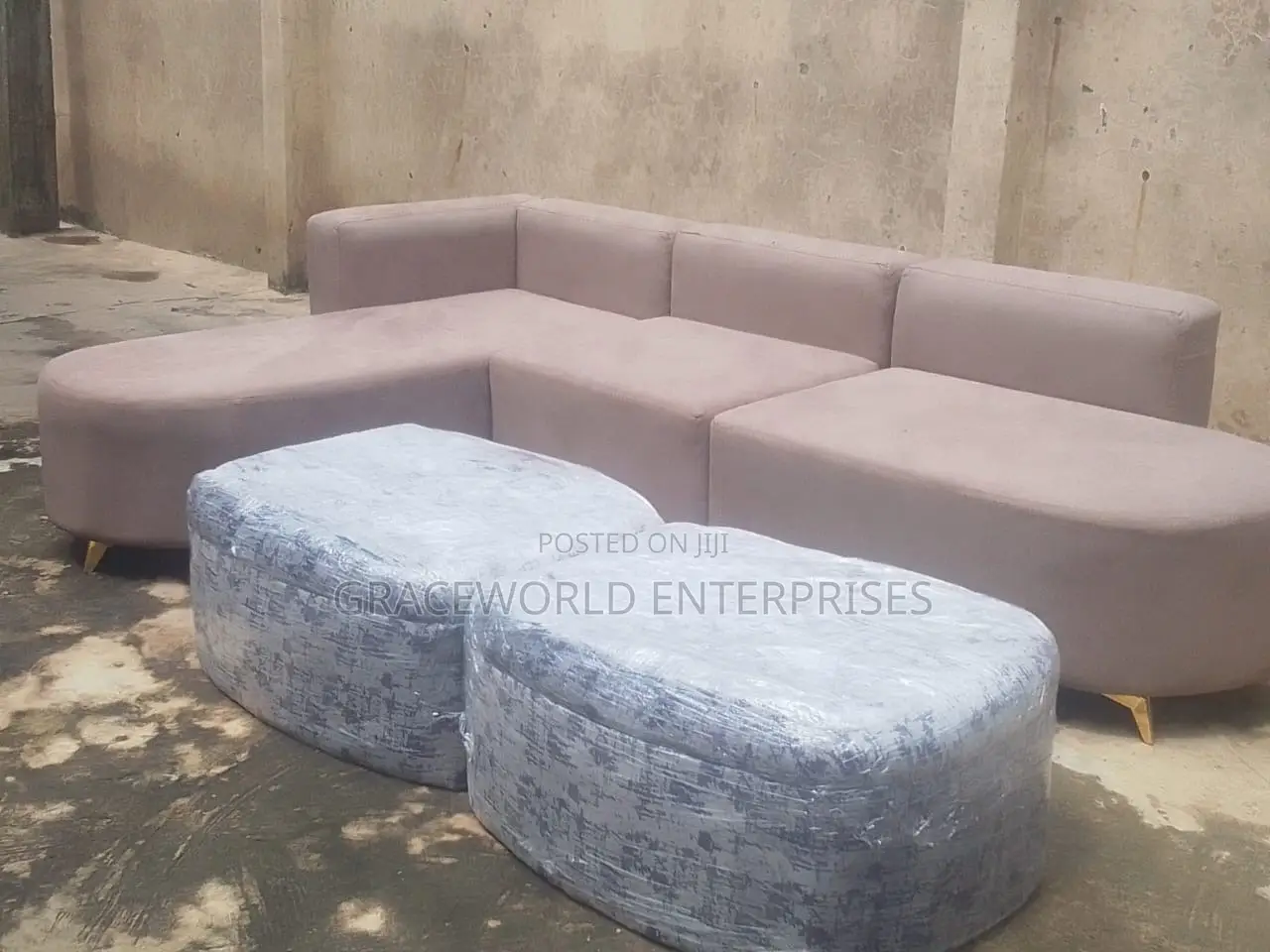 Used Luxury Sofa Set With Tables for Sale Urgently!