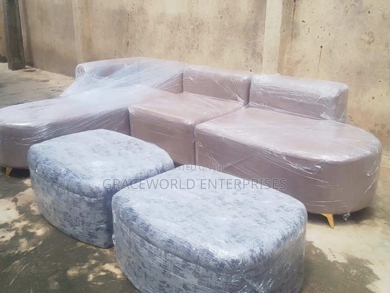 Used Luxury Sofa Set With Tables for Sale Urgently!