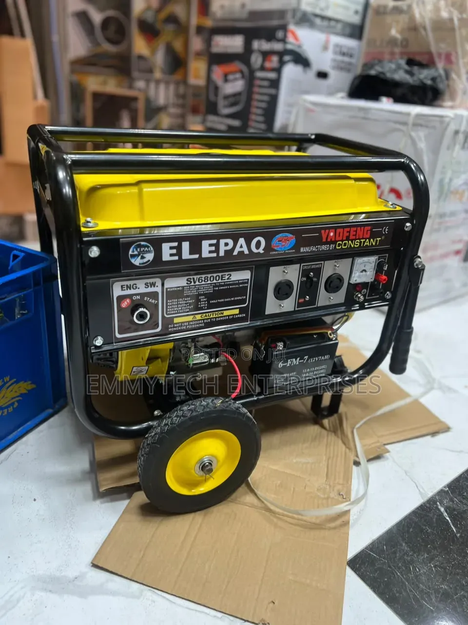 ♡♡Super Quality Elepaq Constant Petrol Gen 4.5kva 100%Copper Coil