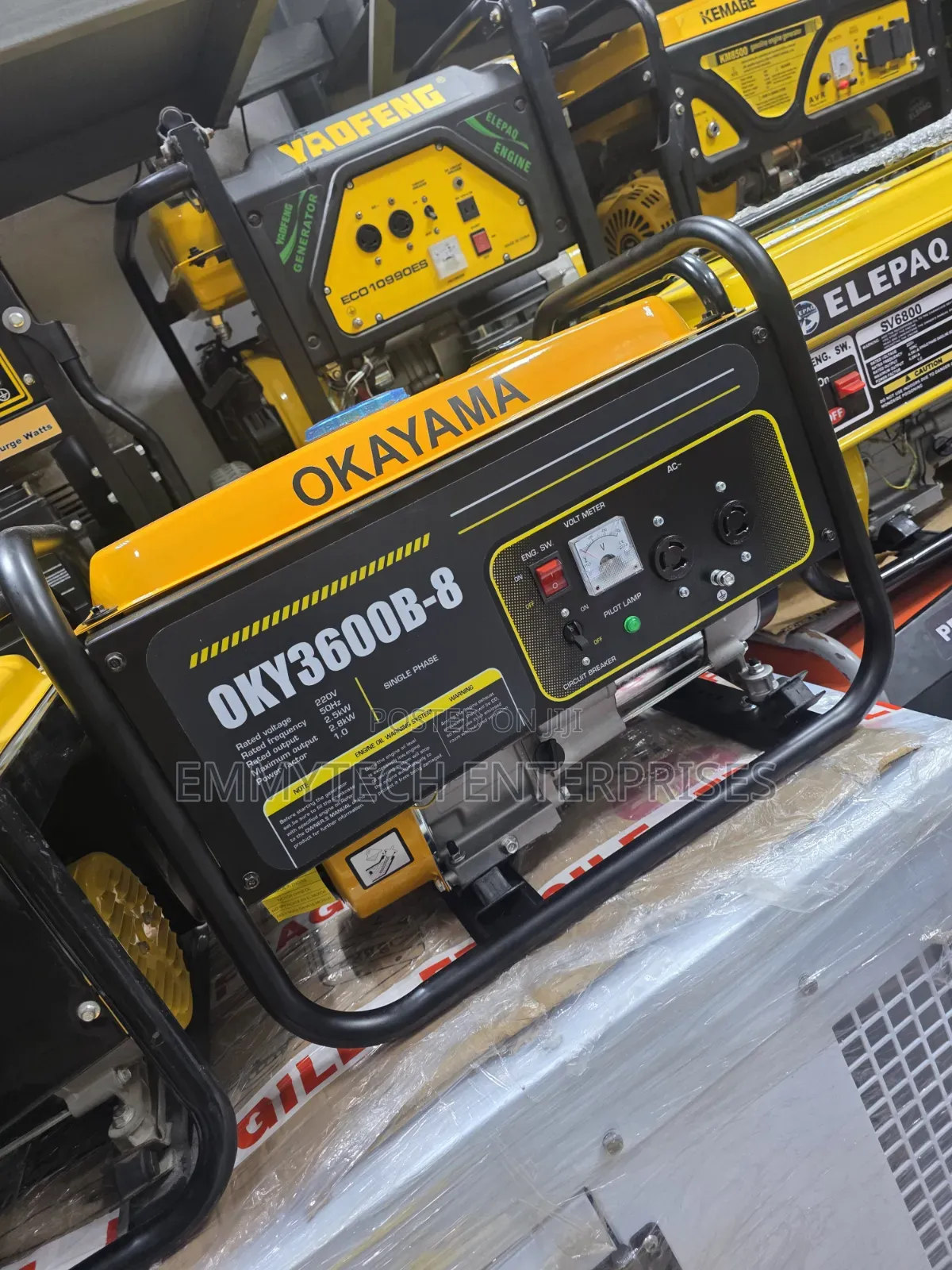 (3.5kva)Okayama Petrol Generator 100%Copper Coil