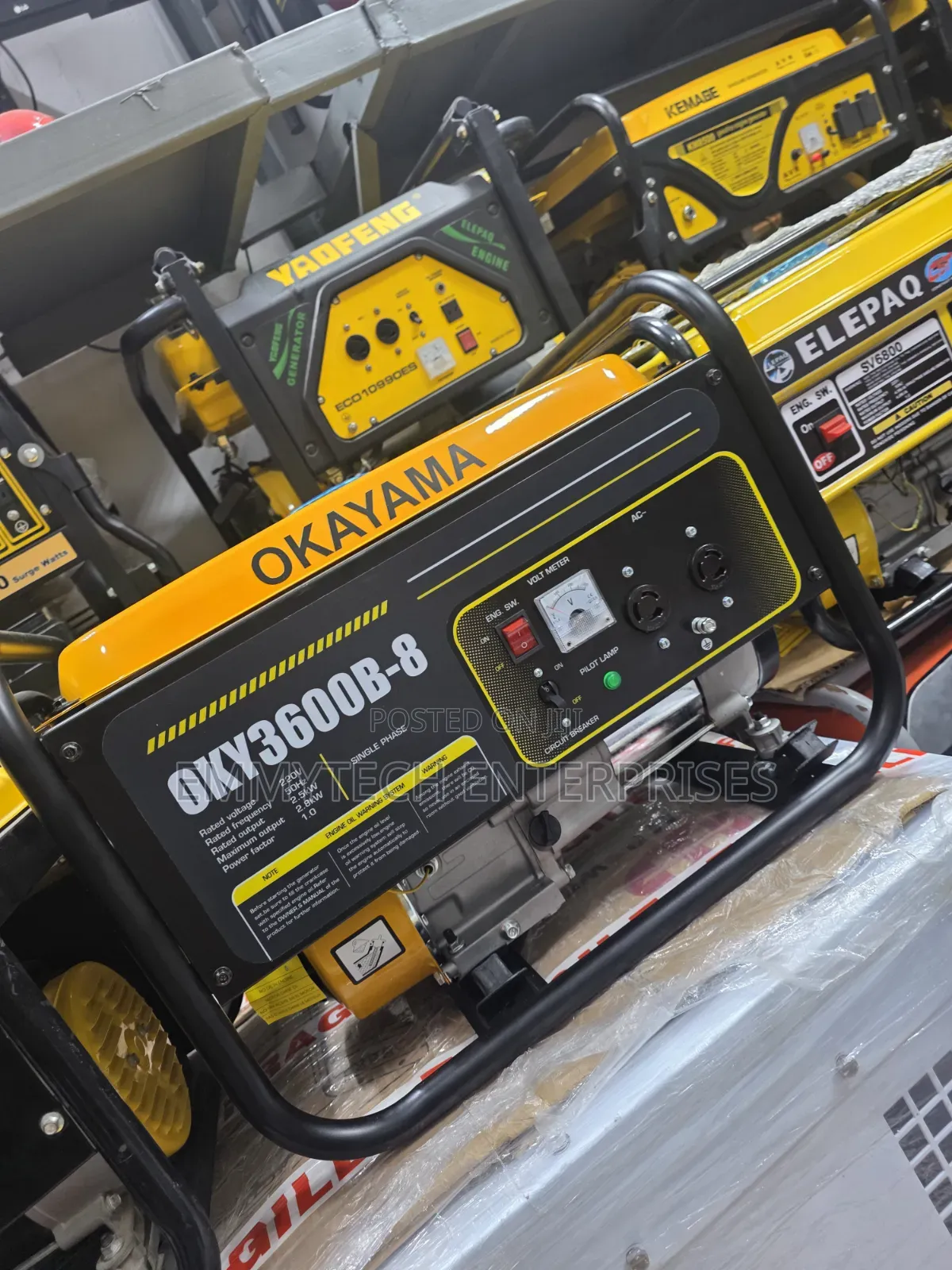Come I Have Okayama Petrol Generator 3.5kva 100%Copper Coil