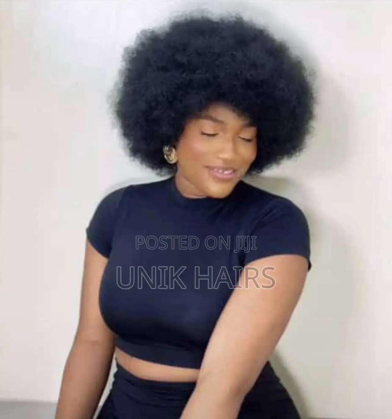 Afro Human Hair Wig