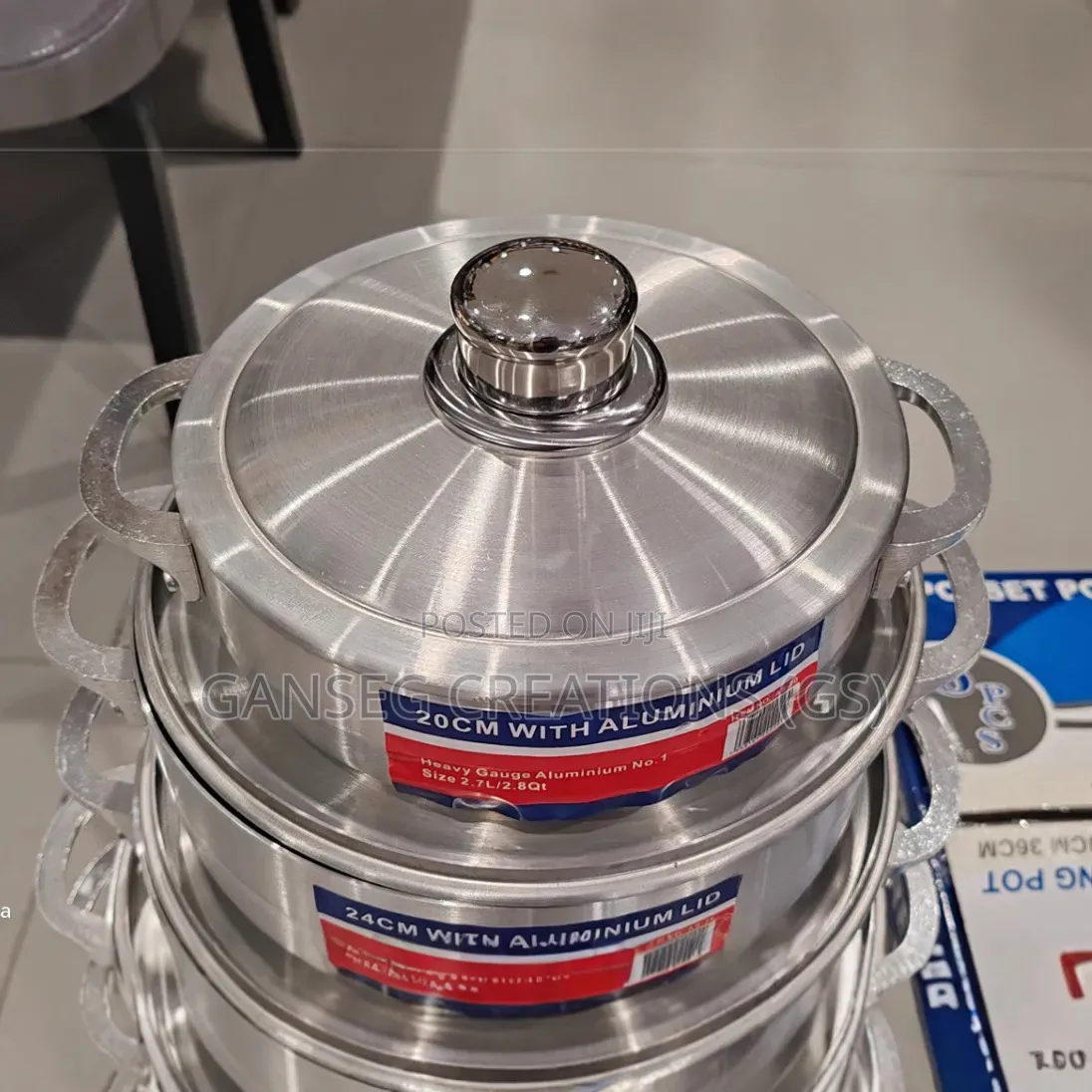 Heavy Duty Polished Cast Original 6-Piece Non-Stick Aluminium Cookware