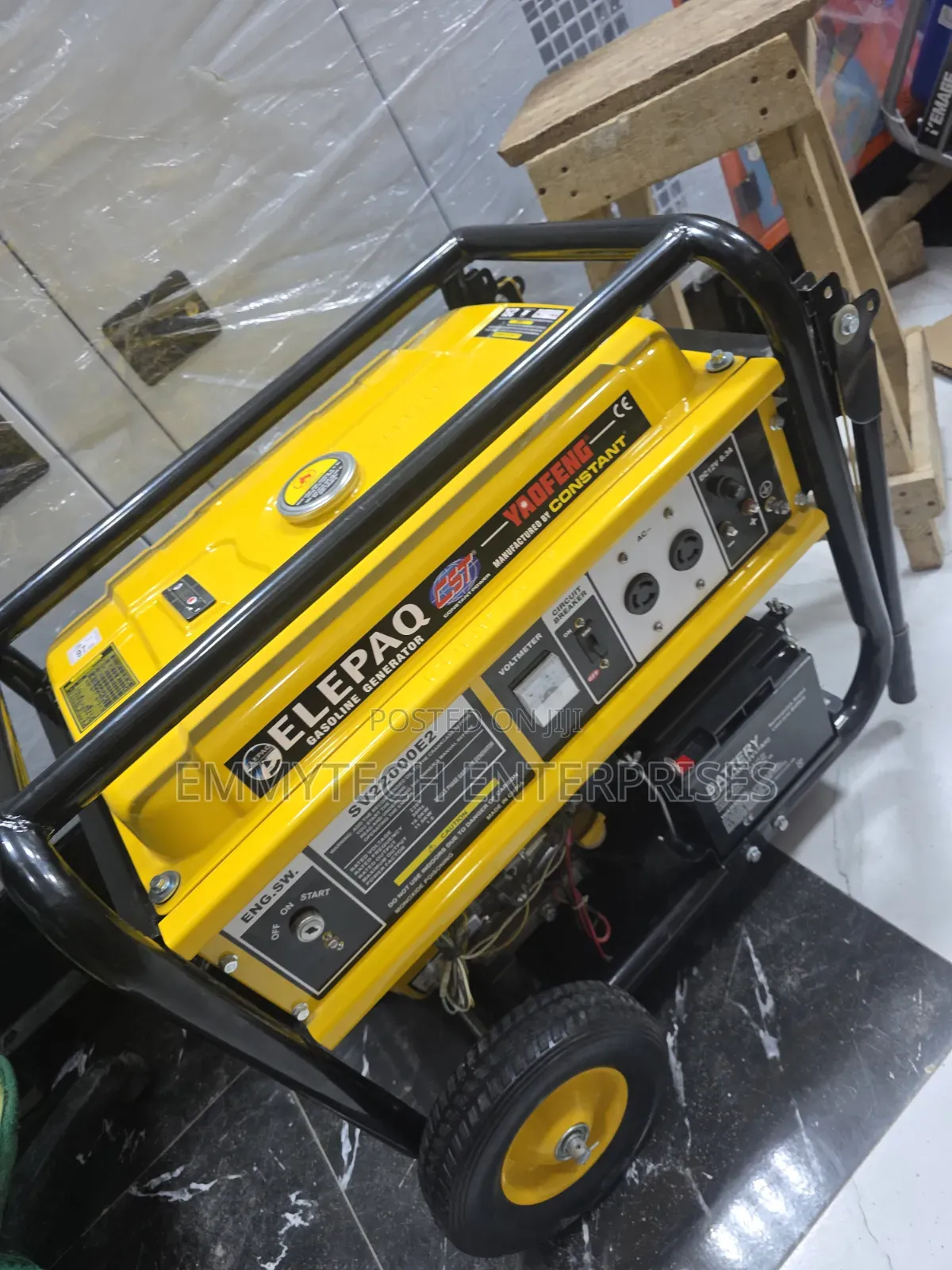 (10.5kva)Original Elepaq Constant Petrol Gen Model Sv22000e2 100%Coppe
