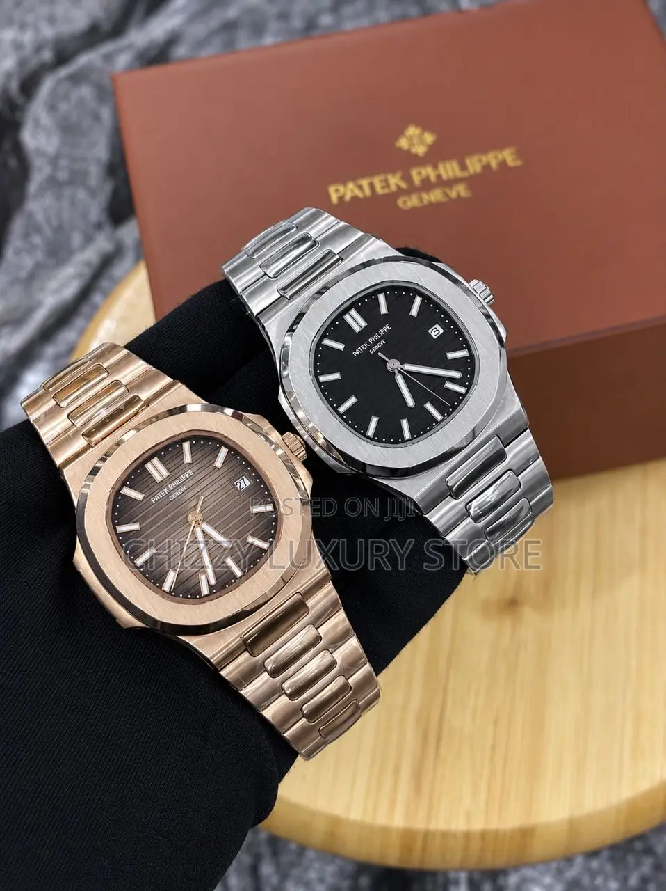 Patek Philippe Quality Luxury Men Chain Strap Wristwatch