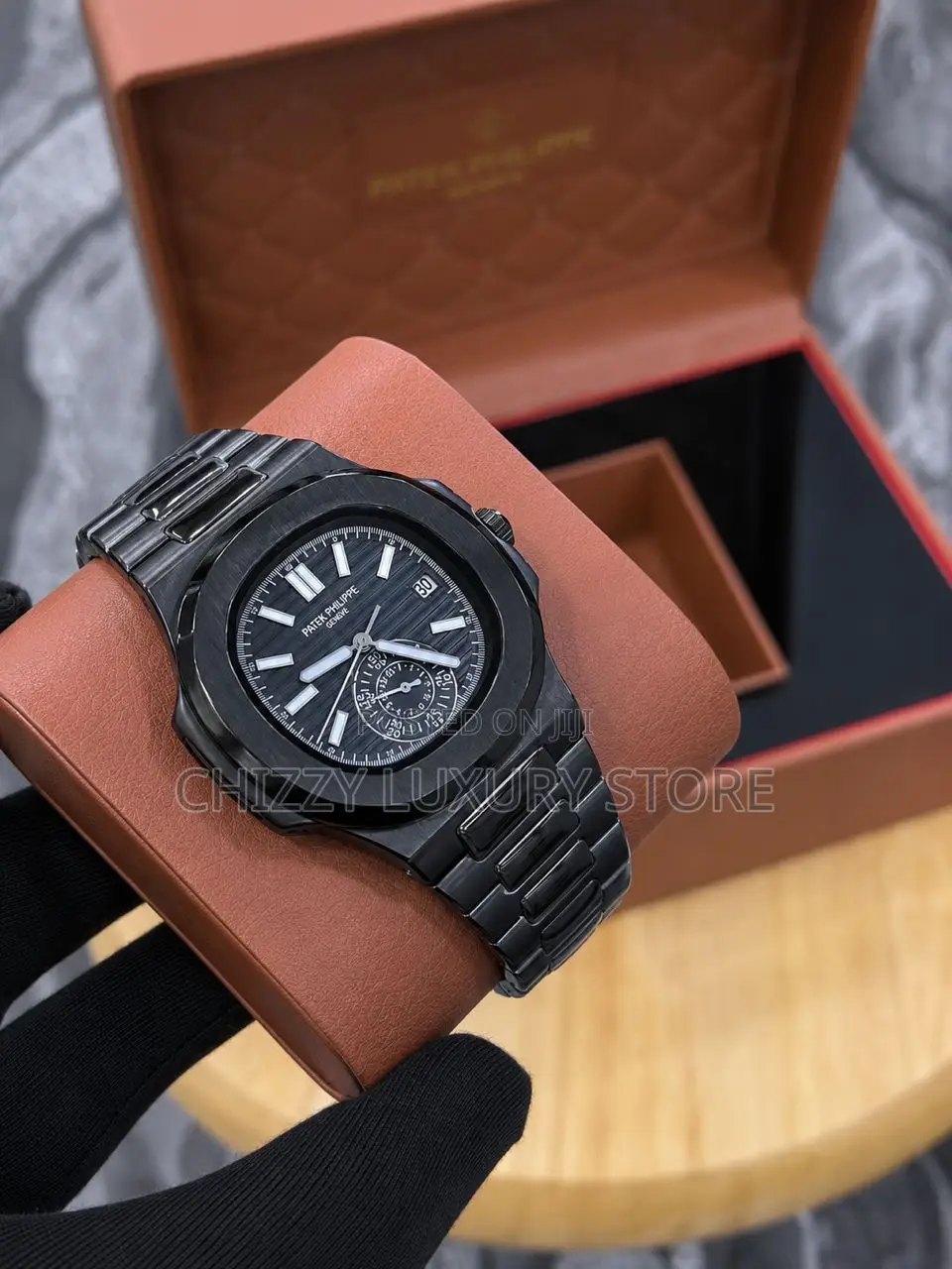 Patek Philippe Quality Luxury Men Chain Strap Wristwatch